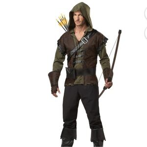 Robin Hood Men Halloween Costume Size Medium 40-42 Brand New